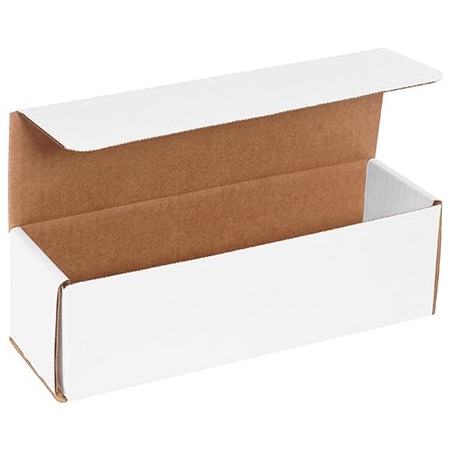 Bsc Preferred 10 x 3 x 3'' White Corrugated Mailers, 50PK BUY00017106